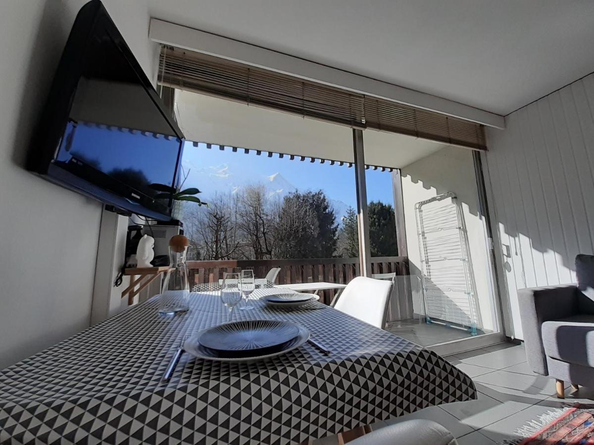 Studio Quartier Calme Centre Ville Vue Mont Blanc Chamonix Exterior photo